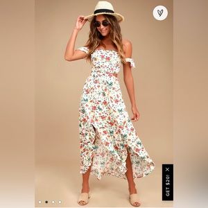Lulus cutout floral dress